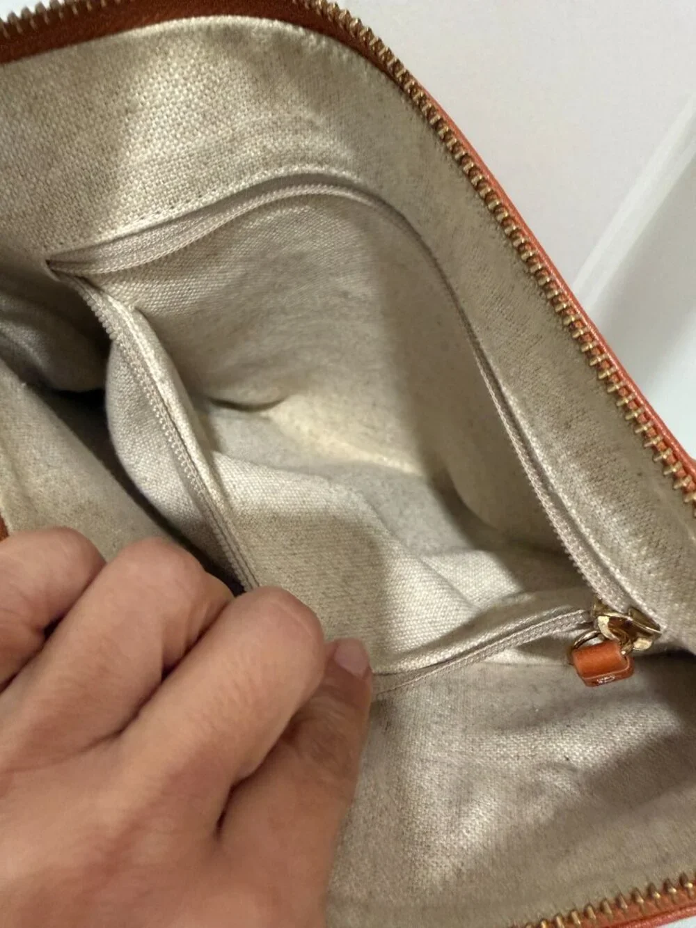 Mark & Graham Leather Zipper Crossbody